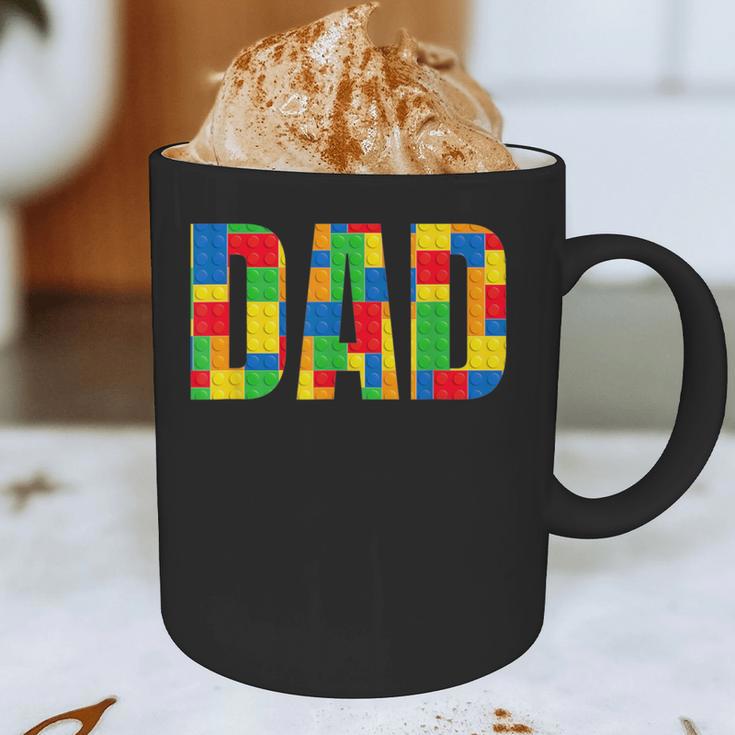 Dad Parent Brick Master Builder Building Blocks Set FamilyGraphic Print Coffee Mug
