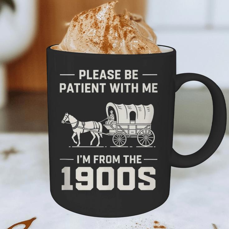 Dad Please Be Patient With Me I'm From The 1900s Vintage Graphic Print Coffee Mug