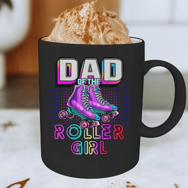 Dad Of Roller Girl Roller Skating Birthday Matching Family Graphic Print Coffee Mug