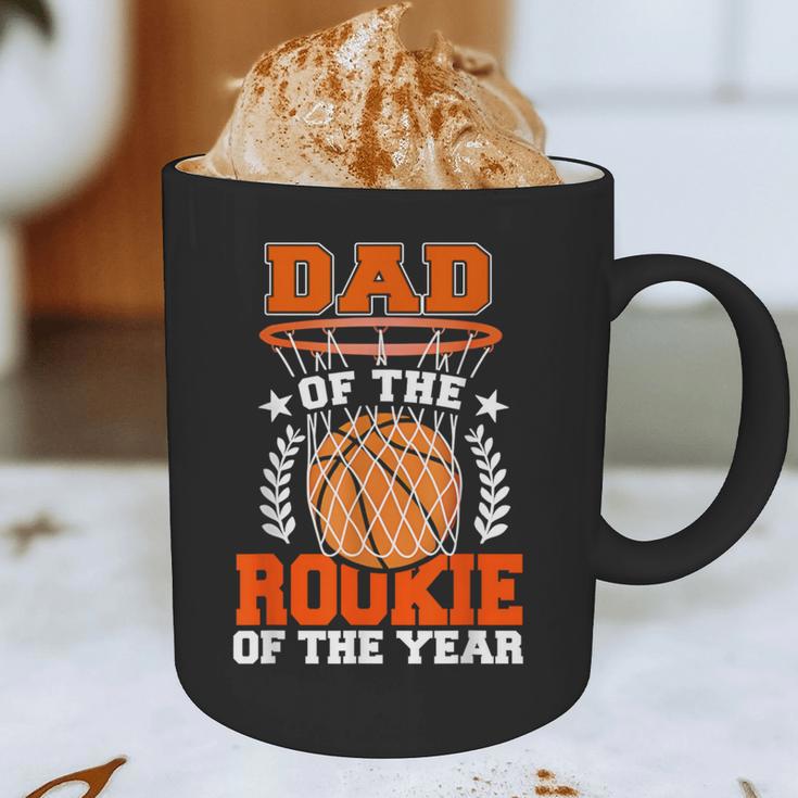 Dad Of Rookie 1st Basketball Bday Theme Matching Graphic Print Coffee Mug