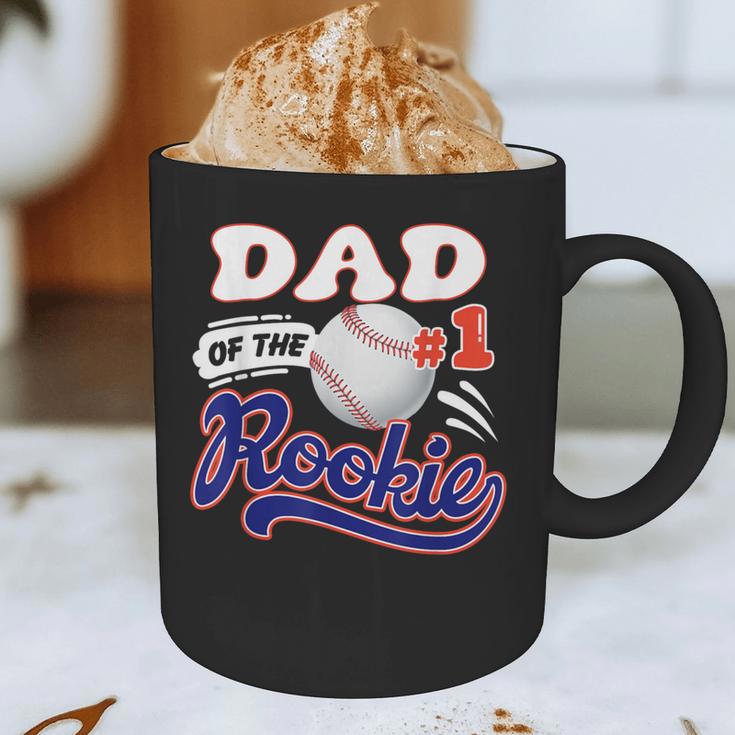 Dad Rookie Of Year 1st Birthday Baseball Theme Matching Graphic Print Coffee Mug