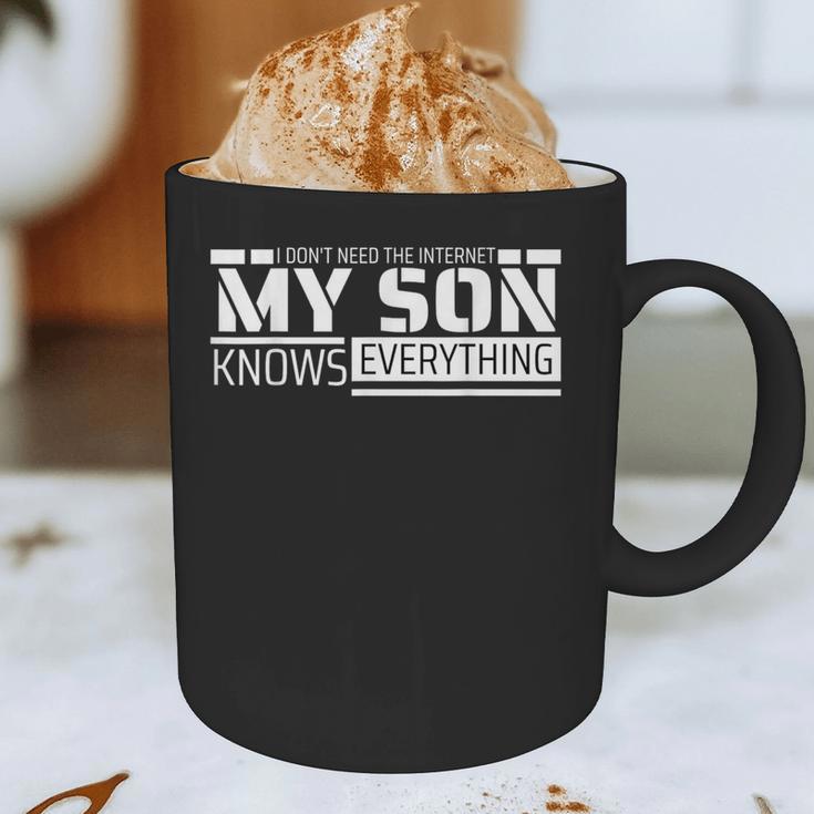 Dad Shirt From Son Men Fathers Day Dad Graphic Print Coffee Mug