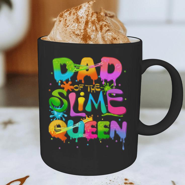 Dad Of The Slime Queen Birthday Family Matching Party Graphic Print Coffee Mug