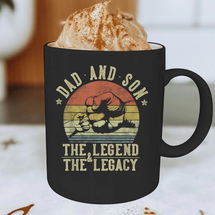 Dad And Son The Legend And The Legacy Dad Graphic Print Coffee Mug Dad And Son The Legend And The Legacy Dad Graphic Print Coffee Mug
