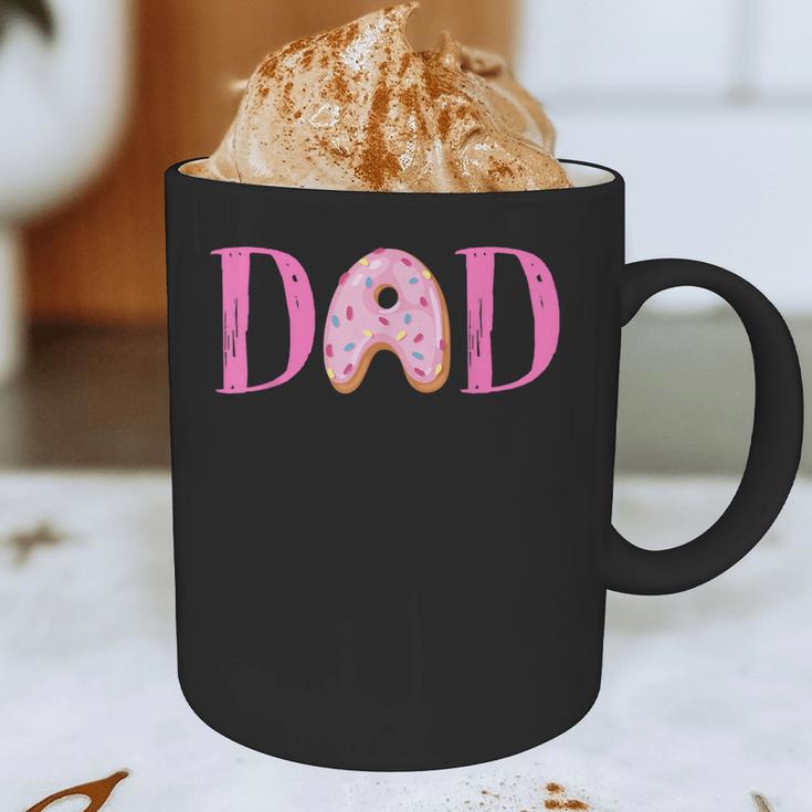Dad Of The Sweet One Birthday Donut Girl 1st Birthday Graphic Print Coffee Mug