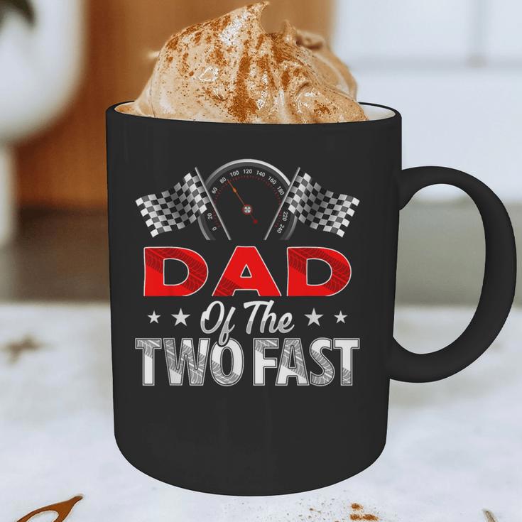 Dad Of The Two Fast Second Birthday Racing Car Family Graphic Print Coffee Mug