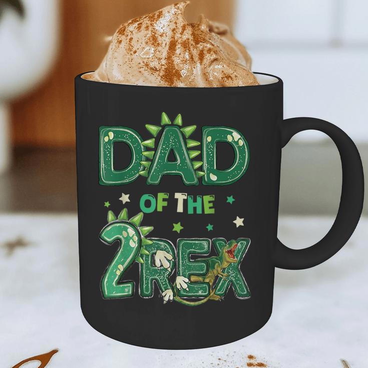 Dad Of The Two Rex Birthday Dinosaur Family Matching Graphic Print Coffee Mug
