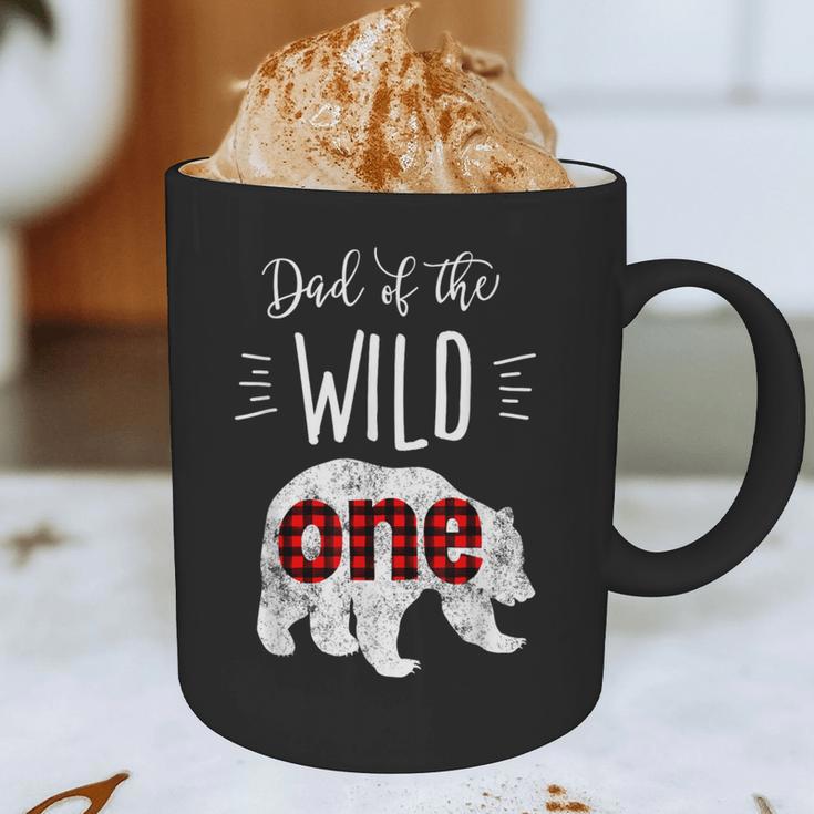 Dad Of The Wild One Shirt Bear Lumberjack 1st Birthday Tee Graphic Print Coffee Mug