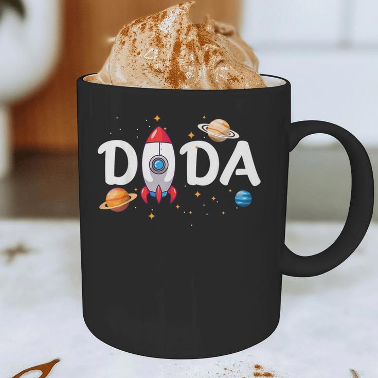 Dada Of The Birthday Boy Space Astronaut 1st Birthday Family Graphic Print Coffee Mug
