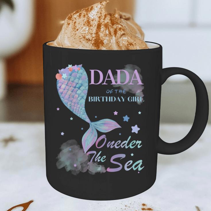 Dada Dad 1st Birthday Mermaid Oneder The Sea Family Matching Graphic Print Coffee Mug