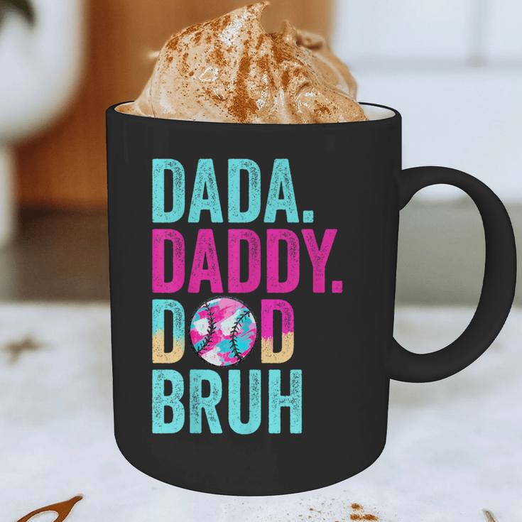 Dada Daddy Dad Bruh Baseball Drip Ice Cream Dad Bruh Graphic Print Coffee Mug