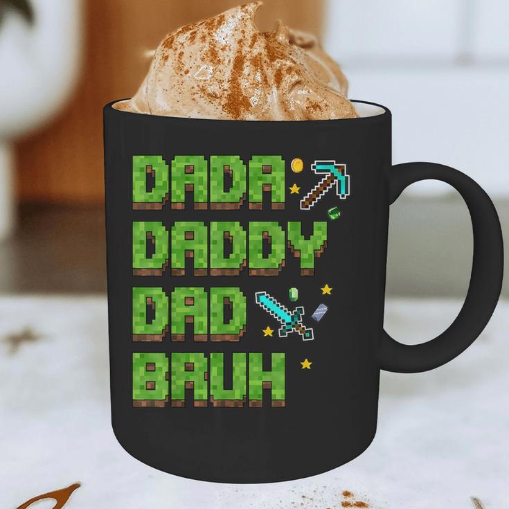 Dada Daddy Dad Bruh Father's Day Game Pixel Graphic Print Coffee Mug