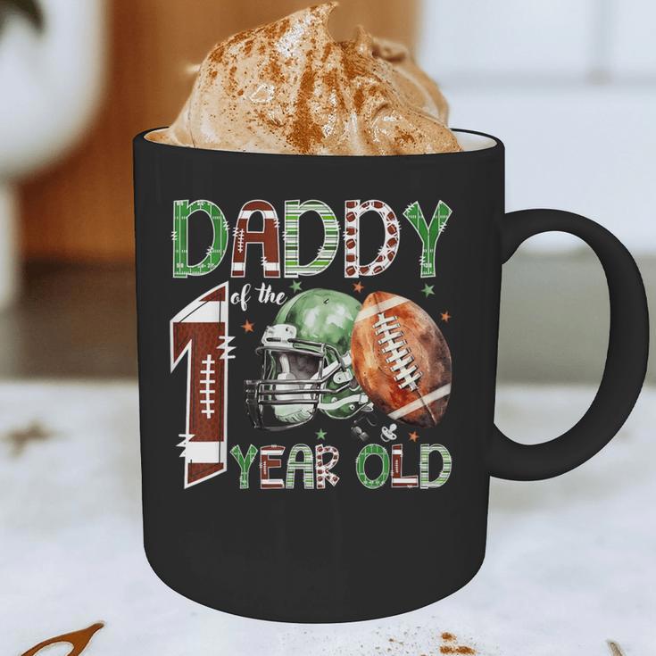 Daddy Of The 1 Year Old Football Lover 1st Birthday Boy Graphic Print Coffee Mug Daddy Of The 1 Year Old Football Lover 1st Birthday Boy Graphic Print Coffee Mug