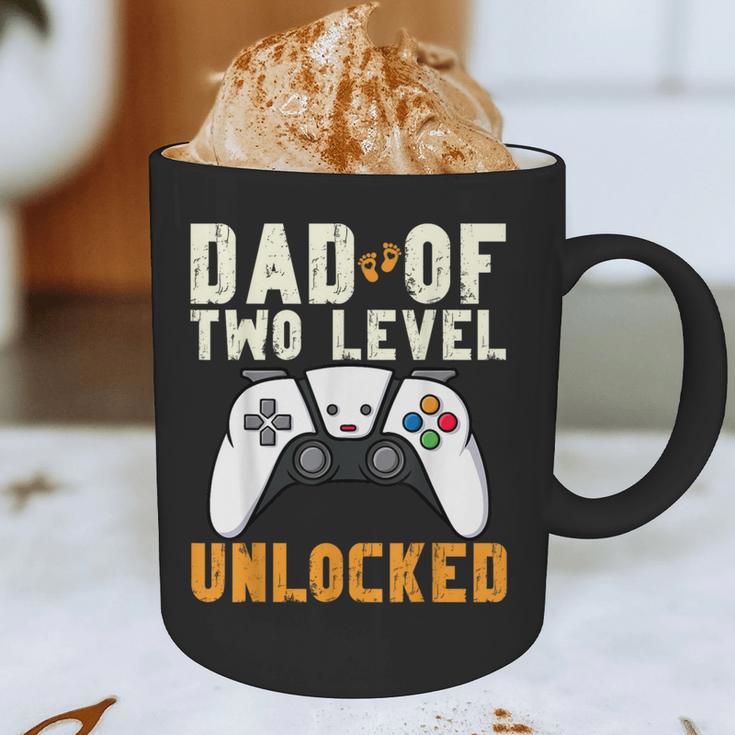 Daddy Again Leveled Up To Dad Of 2 Gamer Dad Level Unlocked Graphic Print Coffee Mug Daddy Again Leveled Up To Dad Of 2 Gamer Dad Level Unlocked Graphic Print Coffee Mug