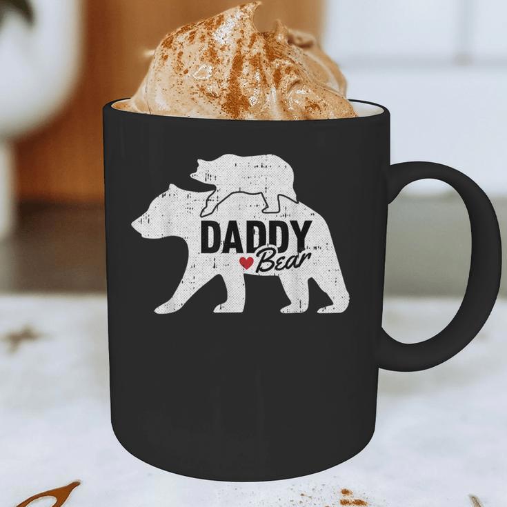 Daddy Bear Fathers Day Cute Baby Cub Papa Dad-a Pops Small Graphic Print Coffee Mug