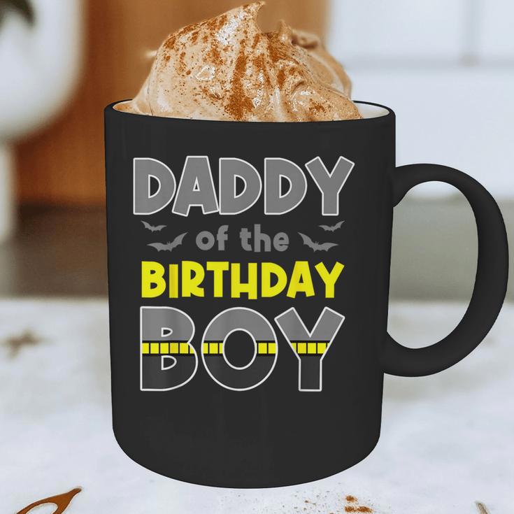 Daddy Of The Birthday Boy Bat Family Party Theme Boys Graphic Print Coffee Mug