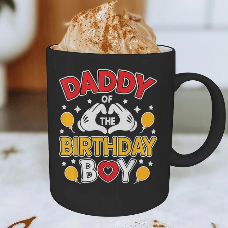 Daddy Of The Birthday Boy Shirt Matching Dad Son Family Bday Graphic Print Coffee Mug