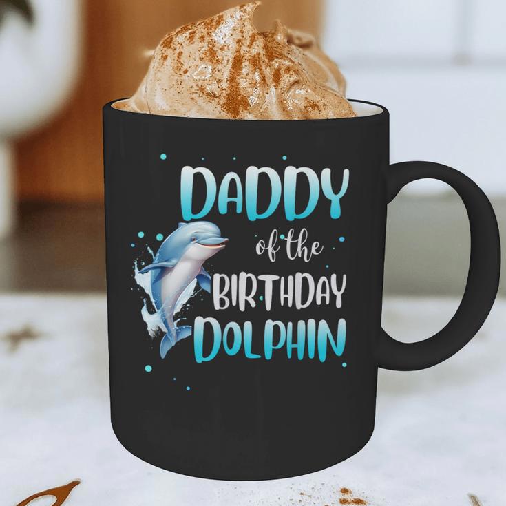 Daddy Of The Birthday Dolphin Family Matching Party Squad Graphic Print Coffee Mug Daddy Of The Birthday Dolphin Family Matching Party Squad Graphic Print Coffee Mug
