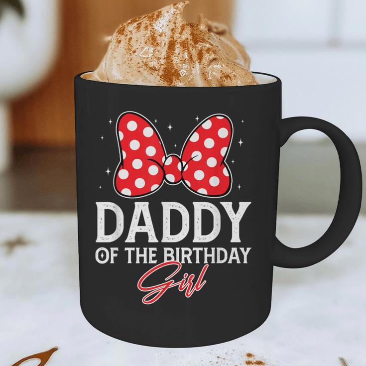 Daddy Of The Birthday Girl Cute Pink Bow Family Matching Graphic Print Coffee Mug Daddy Of The Birthday Girl Cute Pink Bow Family Matching Graphic Print Coffee Mug