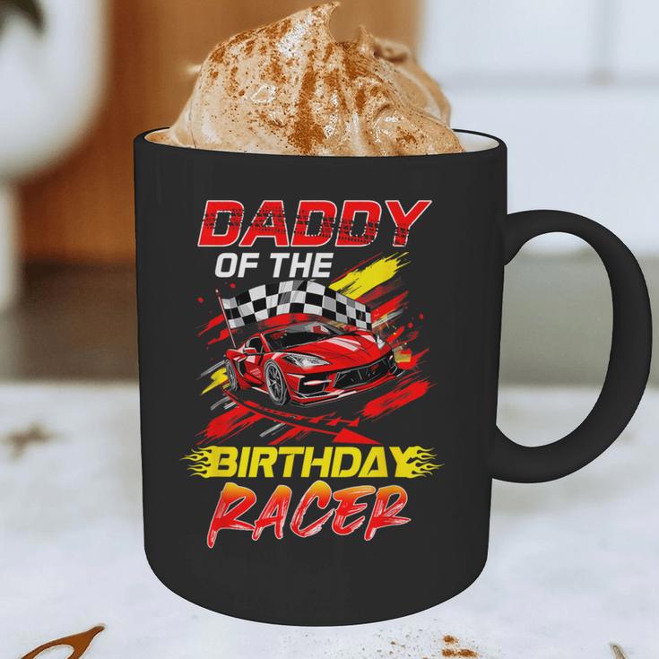 Daddy Of The Birthday Racer Race Car Party Family Matching Graphic Print Coffee Mug Daddy Of The Birthday Racer Race Car Party Family Matching Graphic Print Coffee Mug