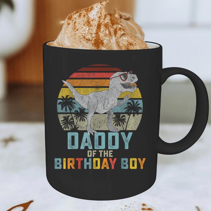 Daddy Dinosaur Of The Birthday Boy Dad Matching Family Graphic Print Coffee Mug