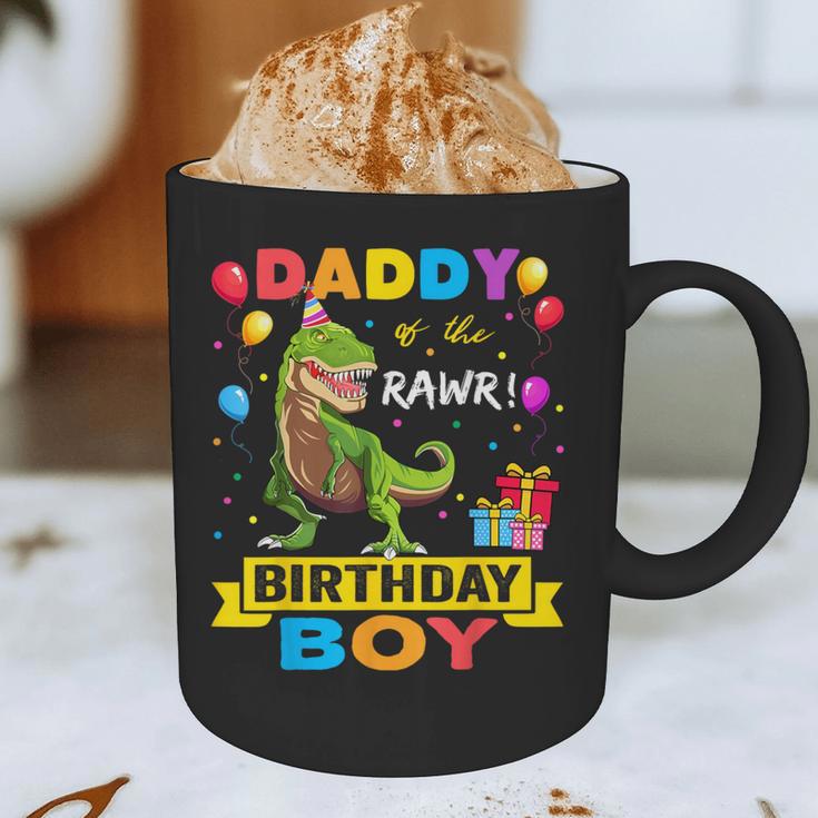 Daddy Dinosaur Shirt Cute Birthday Boy Family Apparel Graphic Print Coffee Mug