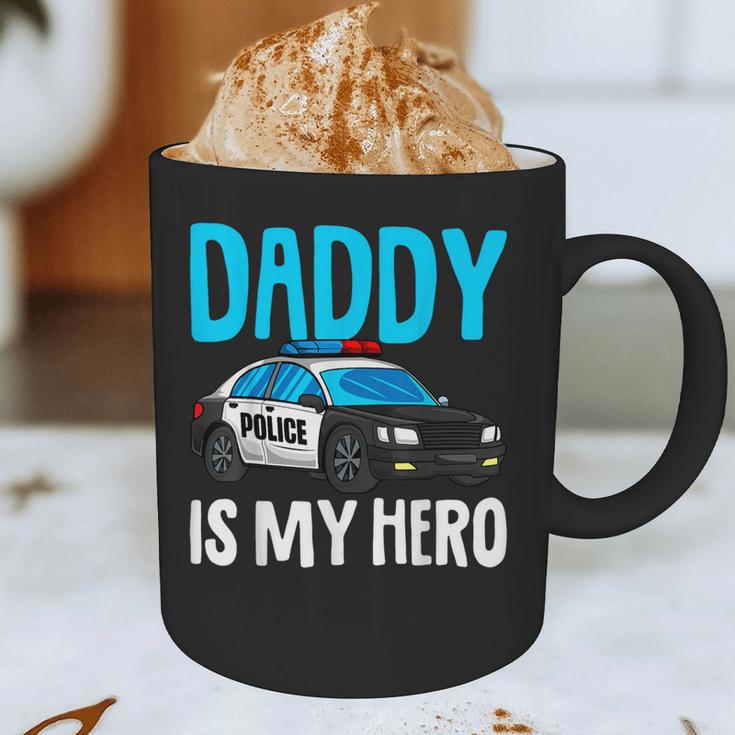 Daddy Is My Hero Police Toddler Police Officer Cop Boys Kids Graphic Print Coffee Mug