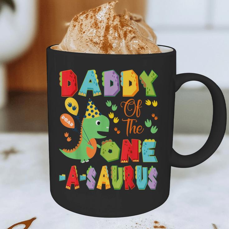 Daddy Of The One-A-Saurus 1St Birthday Boy Dinosaur Graphic Print Coffee Mug