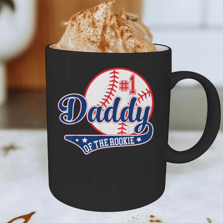 Daddy Of Rookie 1st Birthday Baseball Theme Matching Party Graphic Print Coffee Mug