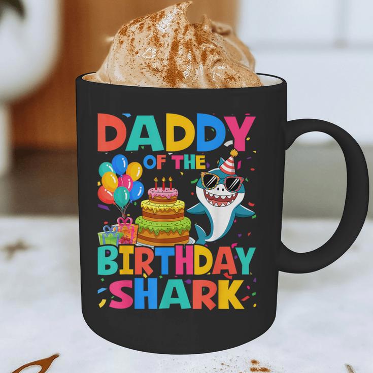 Daddy Of The Shark Birthday Dad Matching Family Graphic Print Coffee Mug