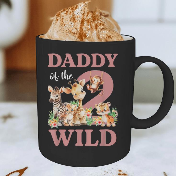 Daddy Of The Two Wild Zoo 2nd Birthday Safari Jungle Animal Graphic Print Coffee Mug