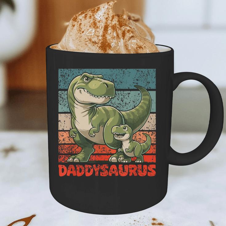 Daddysaurus Father's Day Best Dad T-Rex Papa Graphic Print Coffee Mug