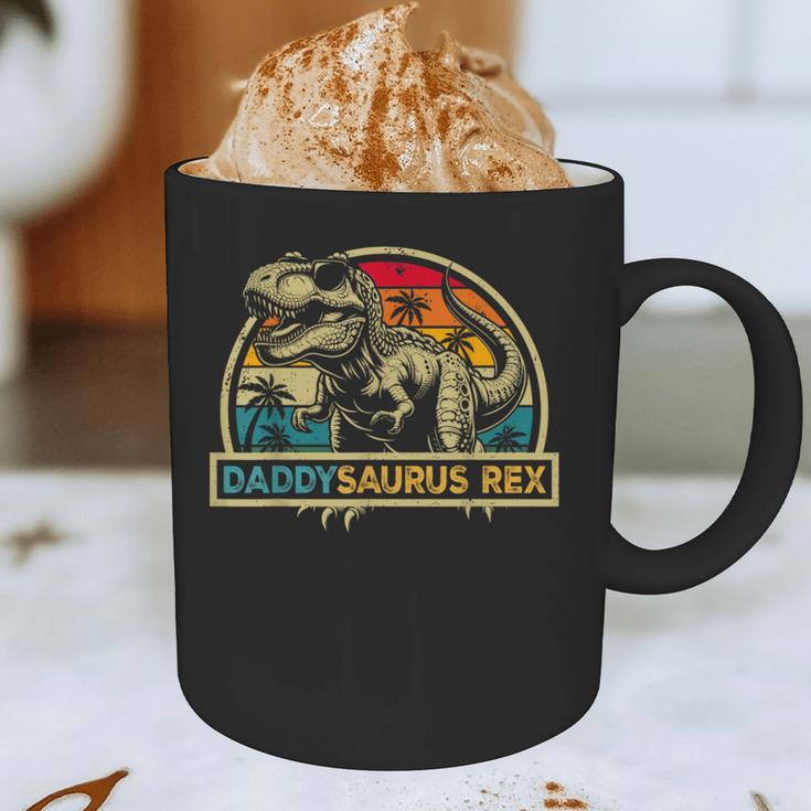Daddysaurus Rex Dinosaur Daddy Saurus Rex Family Matching Graphic Print Coffee Mug