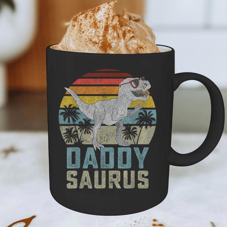 DaddysaurusRex Dinosaur Daddy Saurus Family Matching Graphic Print Coffee Mug