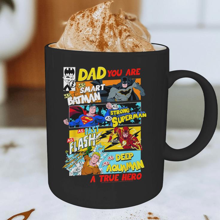 DC Comics Father's Day Justice League Dad Attributes Graphic Print Coffee Mug