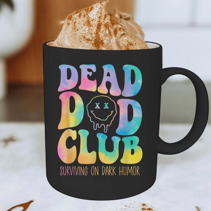 Dead Dad Club Surviving On Dark Humor Hippie Graphic Print Coffee Mug