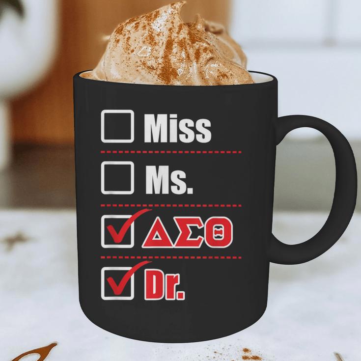 Delta Sigma Theta Sorority Delta Doctor Graduation Graphic Print Coffee Mug