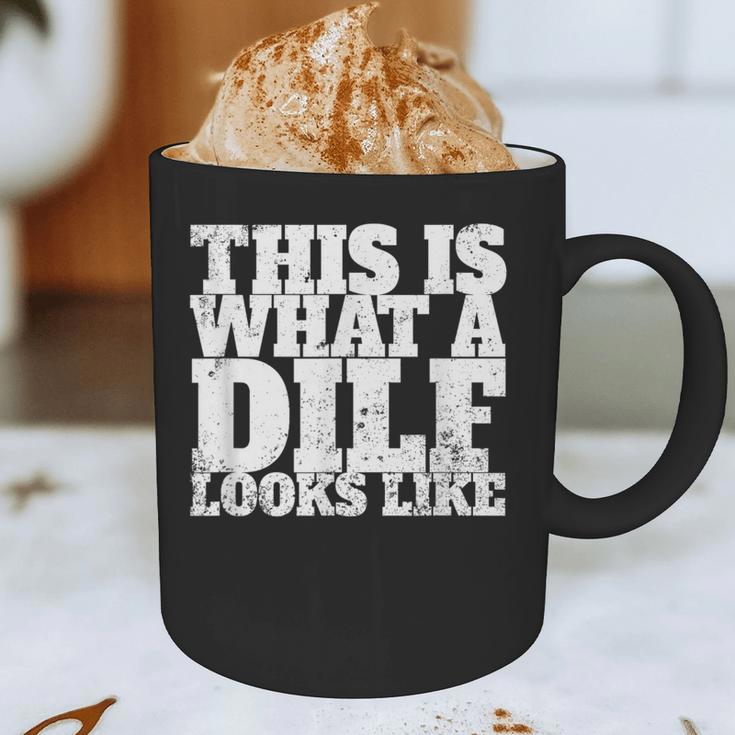 This Is What A DILF Looks Like Hot Dad DILF Graphic Print Coffee Mug This Is What A DILF Looks Like Hot Dad DILF Graphic Print Coffee Mug