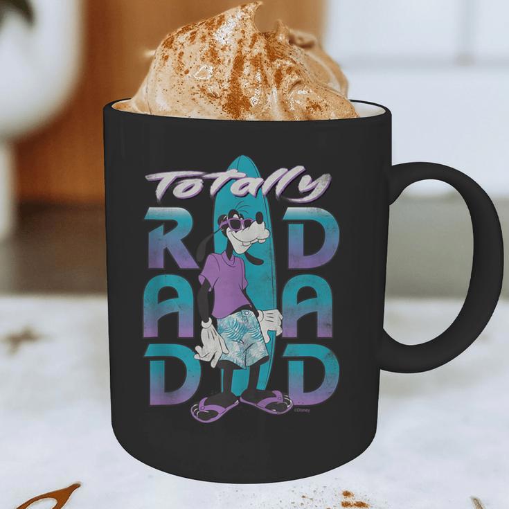 Disney Goofy Totally Rad Dad Father’s Day Surfing Distressed Graphic Print Coffee Mug