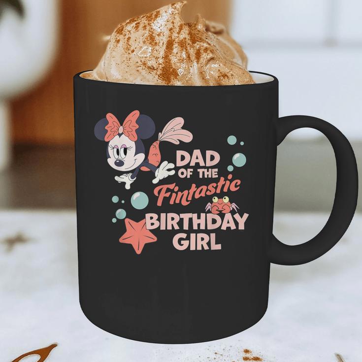 Disney Minnie Mouse Mermaid Dad Of The Birthday Girl Graphic Print Coffee Mug