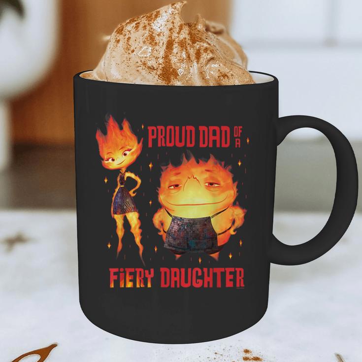 Disney And Pixar’s Elemental Proud Dad Of a Fiery Daughter Graphic Print Coffee Mug