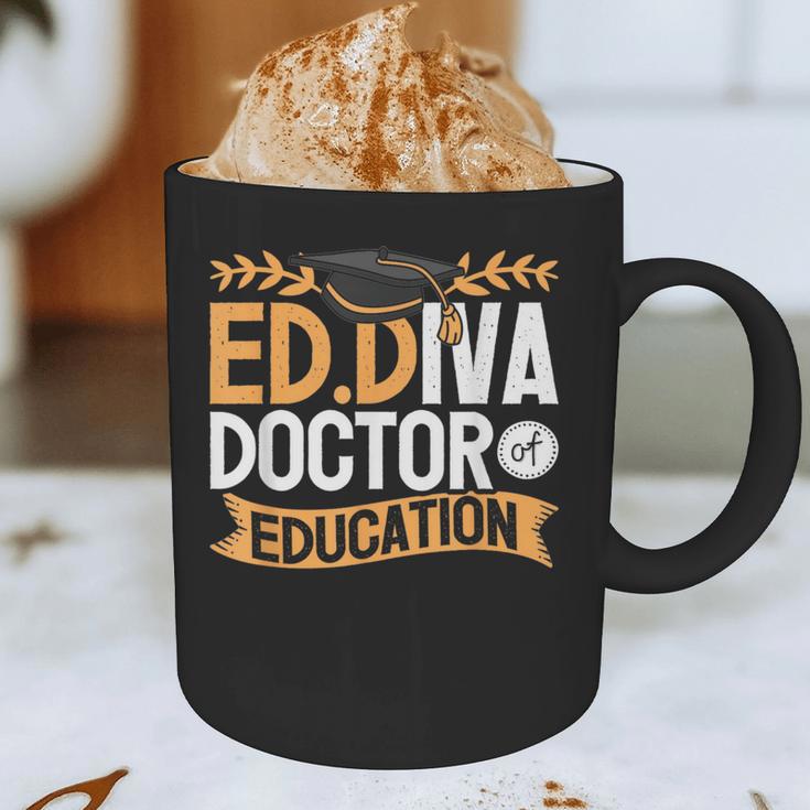 Doctor Of Education EdD Graduation ED Diva Graphic Print Coffee Mug