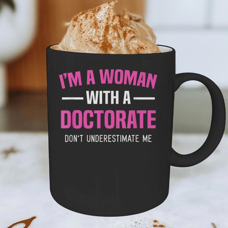 Doctoral Degree Graduation Woman With a Doctorate Graphic Print Coffee Mug