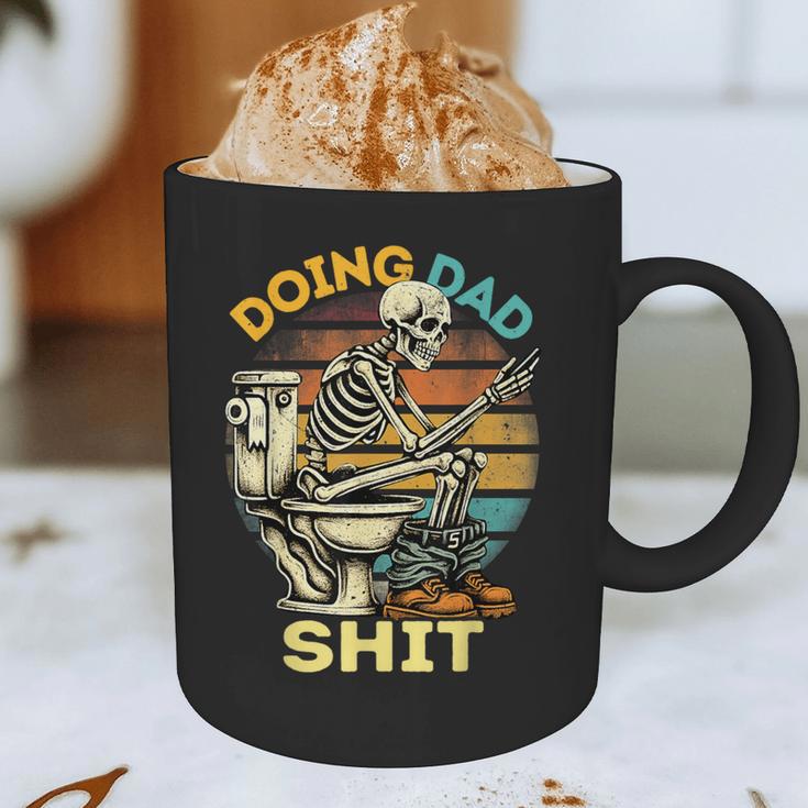 Doing Dad Shit Dad Joke Skeleton Dad Dad Father's Day Graphic Print Coffee Mug