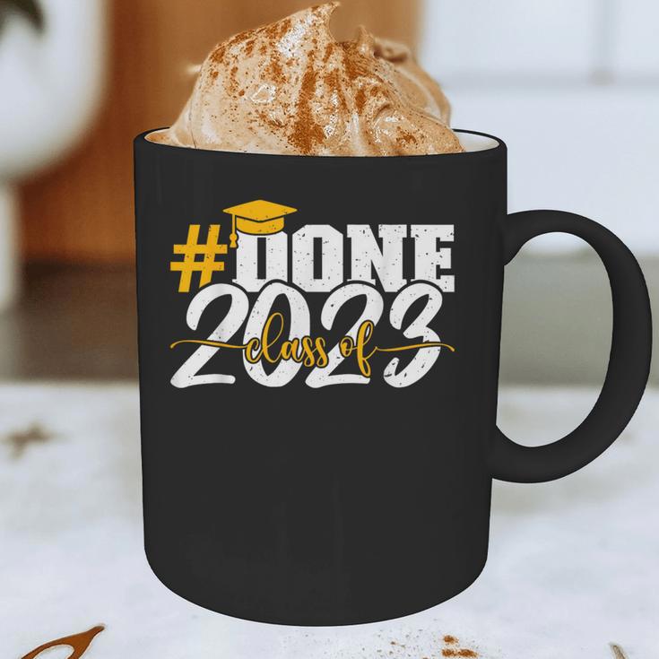 Done Class Of 2023 Graduation For Her Him Grad Seniors 2023 Graphic Print Coffee Mug