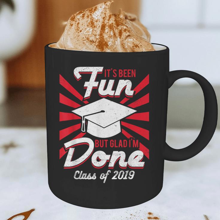 Im Done Graduating Class Of 2019 School GraduationShirt Graphic Print Coffee Mug
