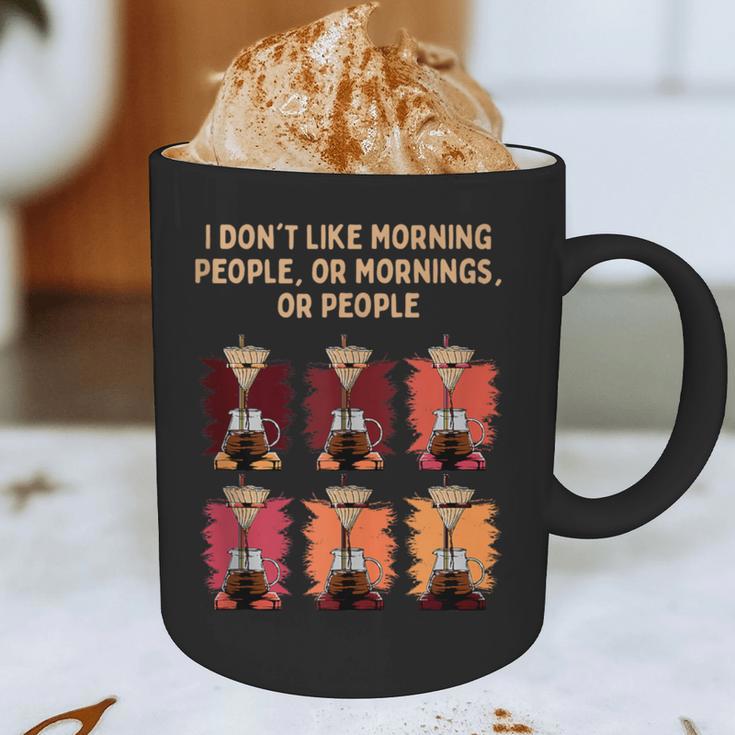 I Dont Like Morning People Introvert Coffee Lover Antisocial Graphic Print Coffee Mug