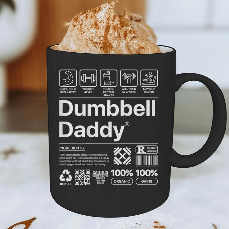 Dumbbell Daddy And Dad Gym Workout Father Graphic Print Coffee Mug