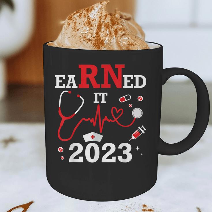Earned It 2023 For Nurse Graduation Or RN LPN Class Of Graphic Print Coffee Mug