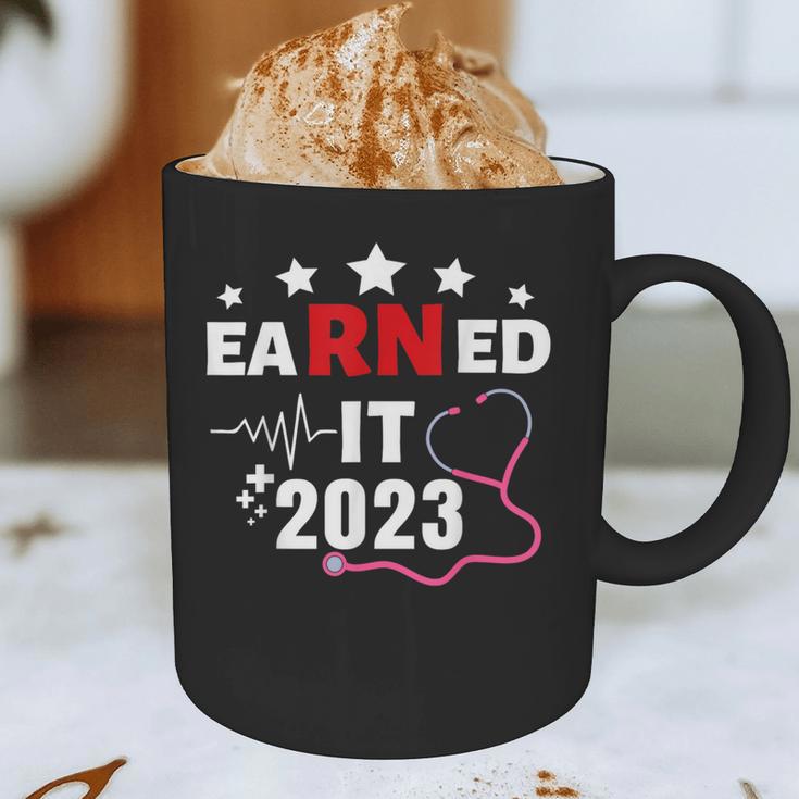 Earned It 2023 For Nurse Graduation Or RN LPN Class Of 2023 Graphic Print Coffee Mug